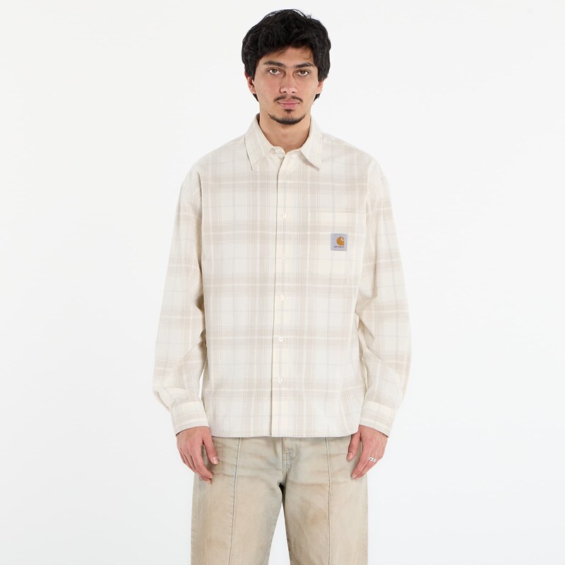Košeľa Carhartt WIP L/S Wilber Shirt UNISEX Wilber Check/ Natural XS 67122993