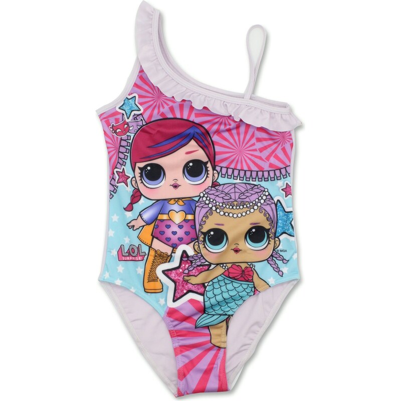 Setino Dievčenské jednodielne plavky L.O.L. Surprise - biele 16208281
