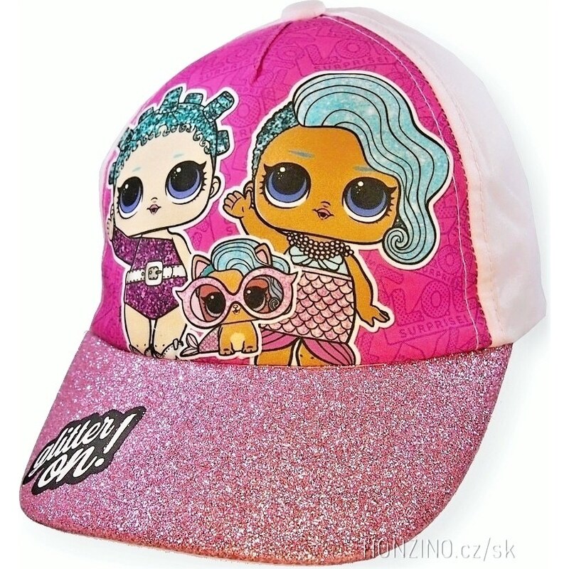 Setino Dievčenská šiltovka s trblietavým šiltom L.O.L. Surprise 16519586