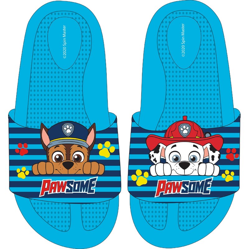 E plus M Chlapčenské gumové pantofle Paw Patrol - Chase a Marschall 16416040