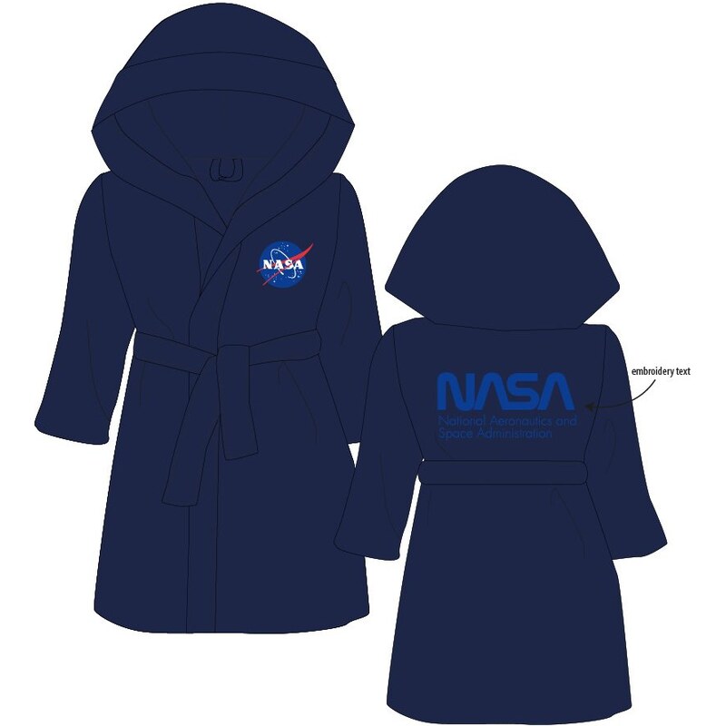 E plus M Chlapčenský župan s kapucňou NASA 20133571