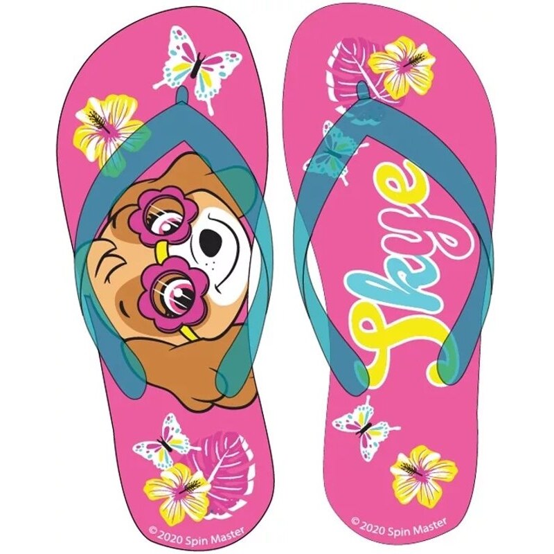 E plus M Plážové žabky Paw Patrol - Skye 22624298