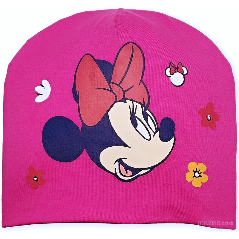 Setino Dievčenská jarná / jesenná čiapka Minnie Mouse - Disney - tm. 22635327