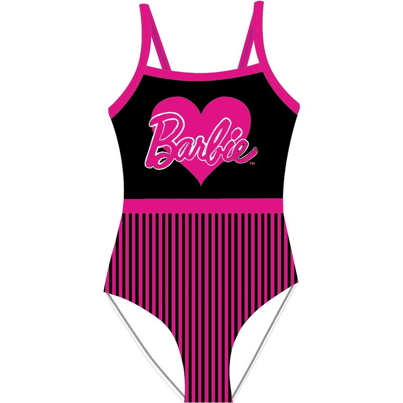 E plus M Dievčenské jednodielne plavky Barbie so srdiečkom 22808629