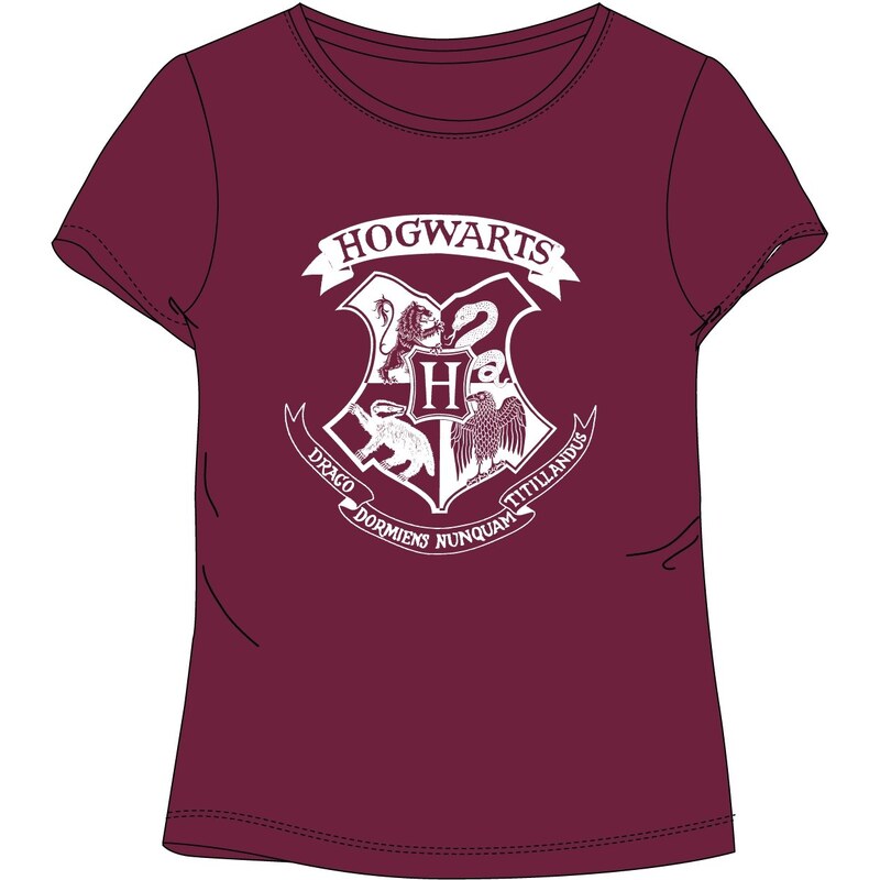 E plus M Dámske tričko s krátkym rukávom Harry Potter 23288672