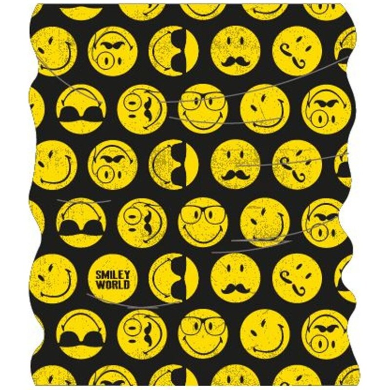 E plus M Multifunkčná šatka so smajlíkmi 28517181