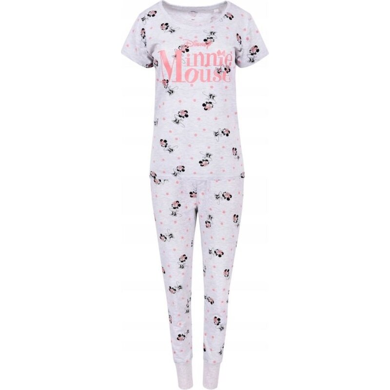 E plus M Dámske dlhé pyžamo Minnie Mouse - melírované 28768025