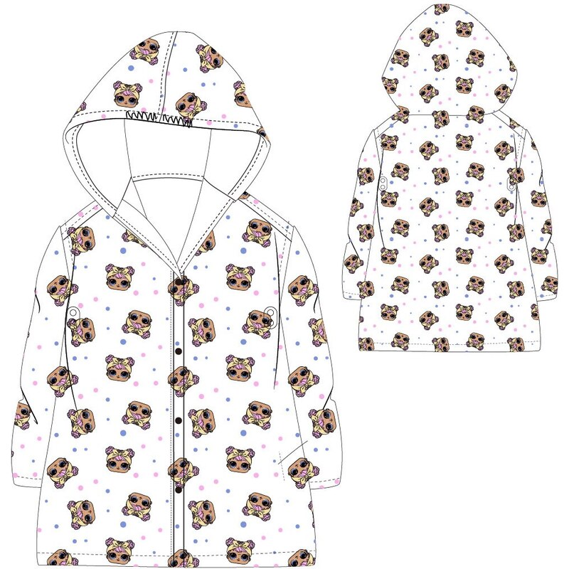 E plus M Dievčenská transparentná pláštenka L.O.L. Surprise 28800428