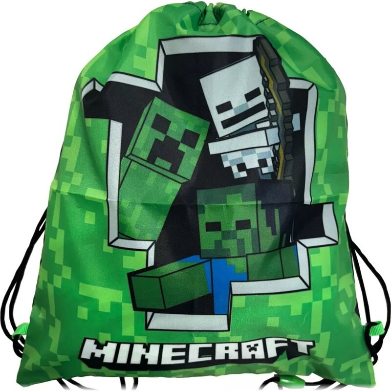 Fashion.uk Vrecko na prezúvky / vak na chrbát Minecraft 57944874