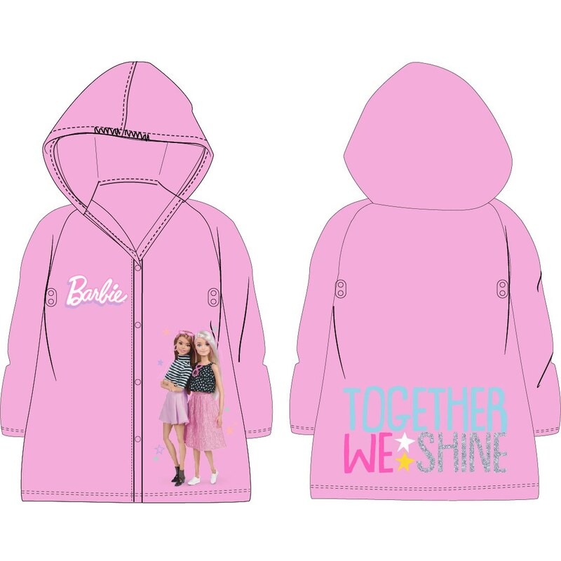 E plus M Dievčenská pláštenka Barbie - Together we shine 34209105
