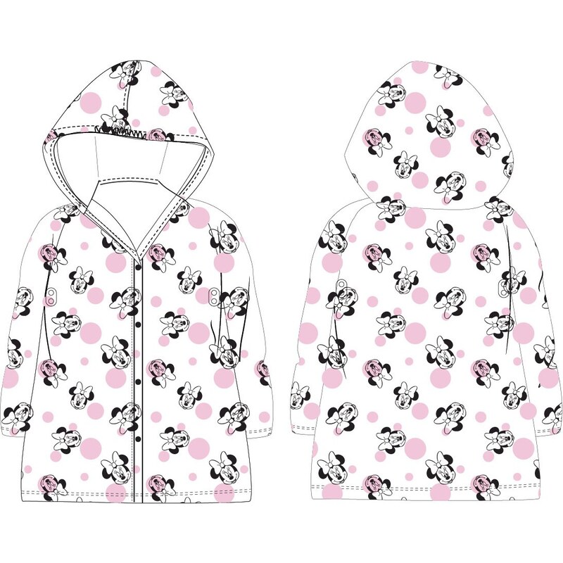 E plus M Dievčenská transparentná pláštenka Minnie Mouse 35391473