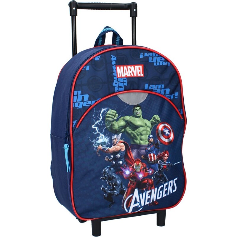 Vadobag Detský cestovný kufor na kolieskach Avengers 35511606