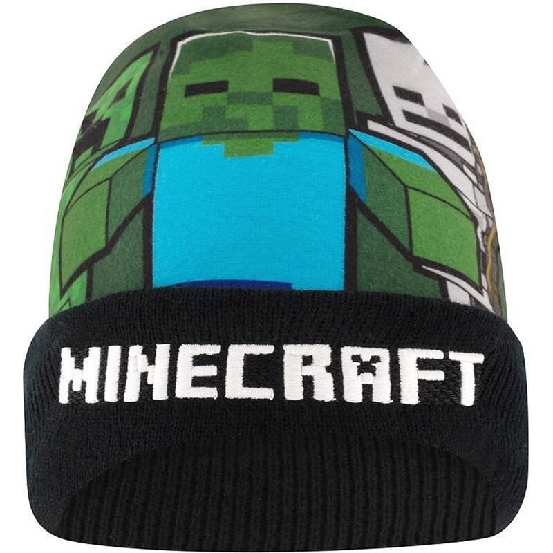 Fashion.uk Teplá čiapka Minecraft - Creeper Zombie a Skeleton 35812339