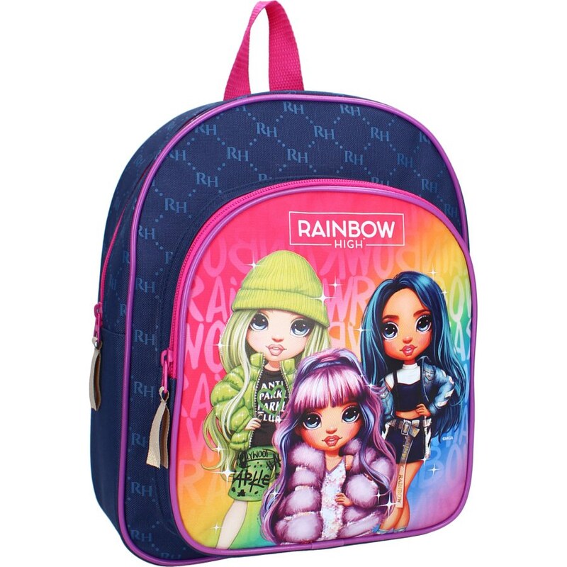 Vadobag Dievčenský batoh s predným vreckom Rainbow High 43934061