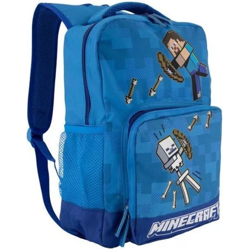 Fashion.uk Detský batoh s predným vreckom Minecraft - Steve 45187671