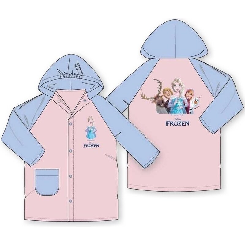 DIFUZED Dievčenská pláštenka Ľadové kráľovstvo - Najlepší priatelia 49371332