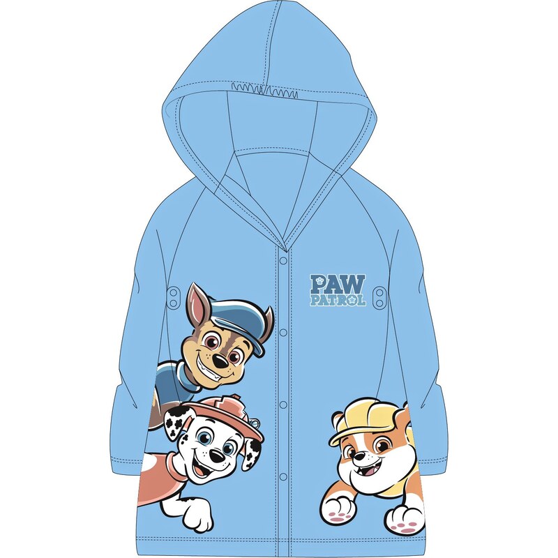 E plus M Chlapčenská pláštenka Tlapková patrola - sv. modrá 58181755