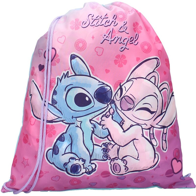 Vadobag Vrecko na prezuvky / vak na chrbát Stitch & Angel 60497143