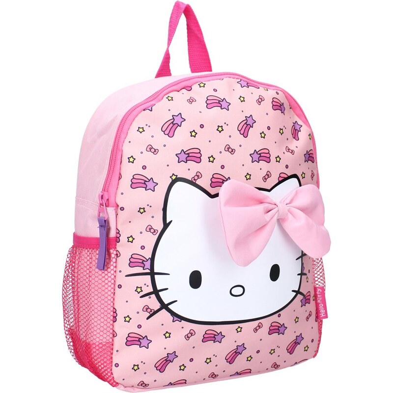 Vadobag Dievčenský batoh Hello Kitty s 3D mašľou 60497141