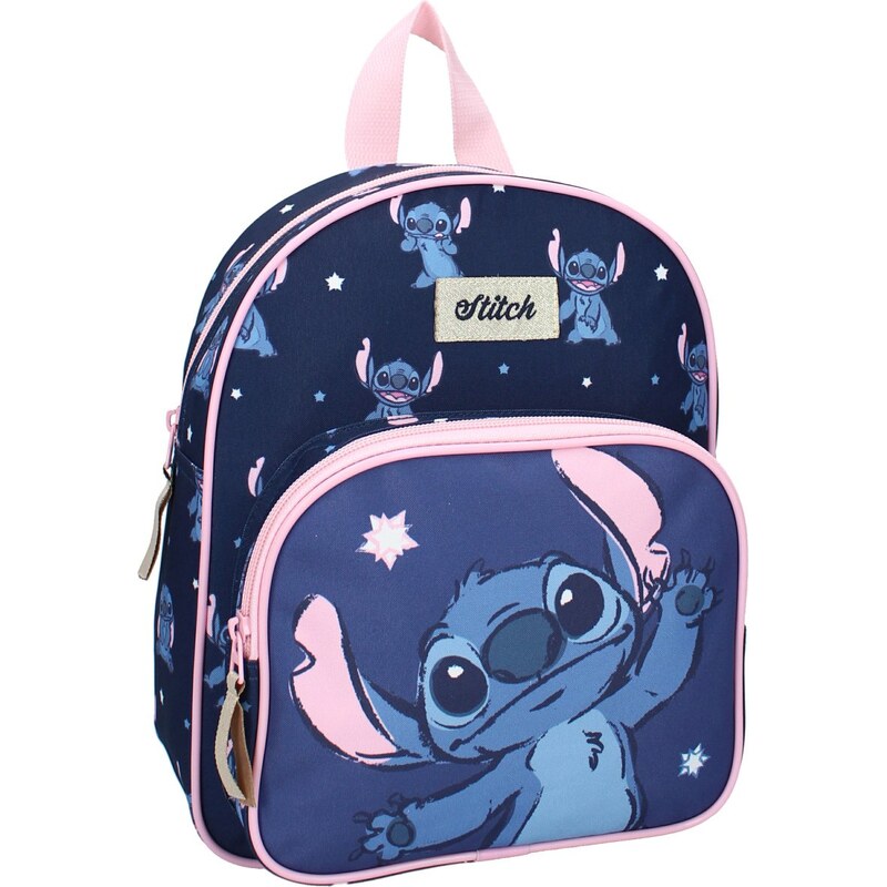 Vadobag Detský batoh s predným vreckom Lilo & Stitch 61788467