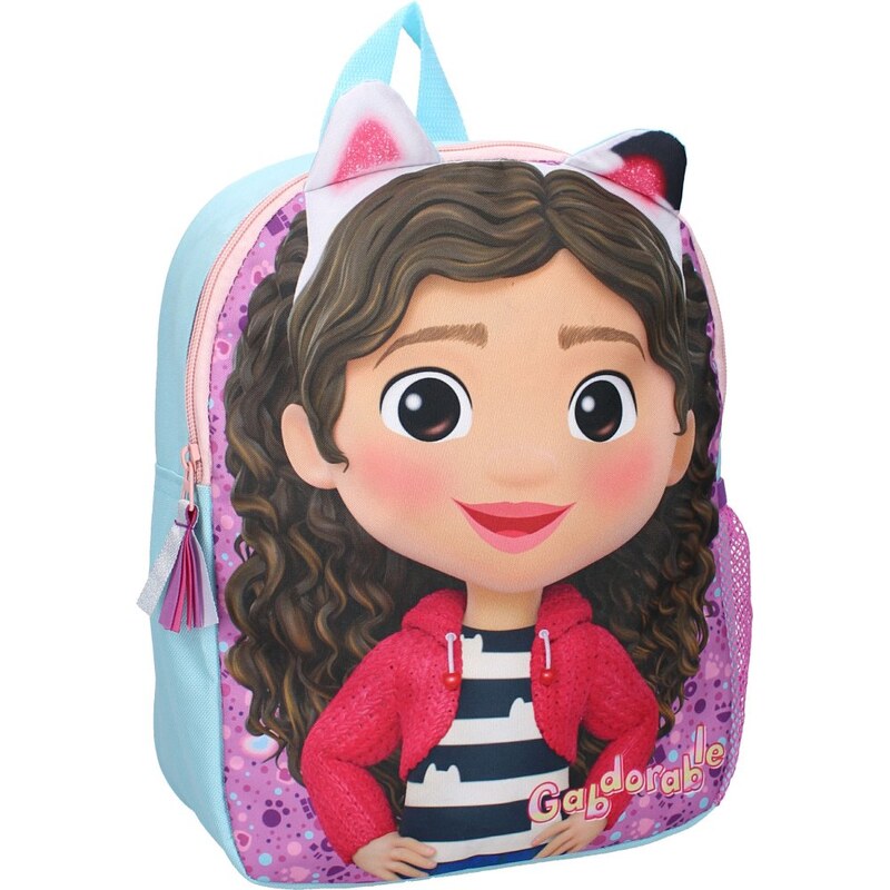 Vadobag Dievčenský batoh Gábinin kúzelný domček – Gábi s uškami 65051423