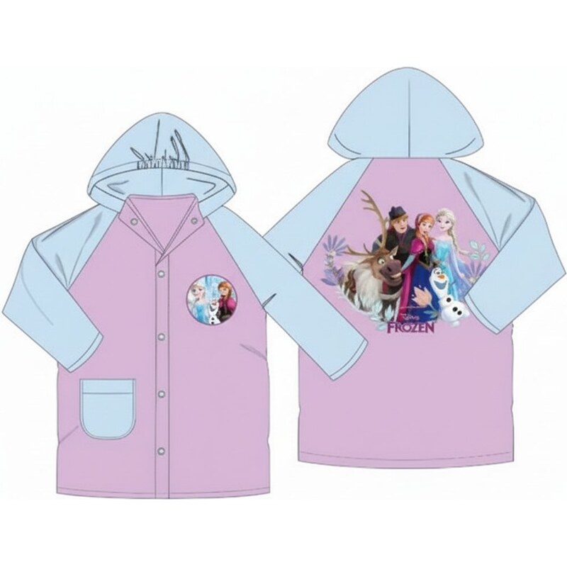 DIFUZED Dievčenská pláštenka Ľadové kráľovstvo 65807313