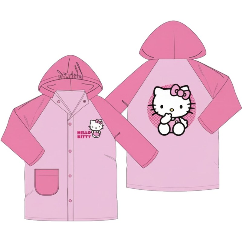 DIFUZED Dievčenská pláštenka Hello Kitty 66502479