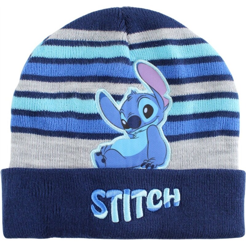 DIFUZED Chlapčenská zimná pletená čiapka Stitch 66502477