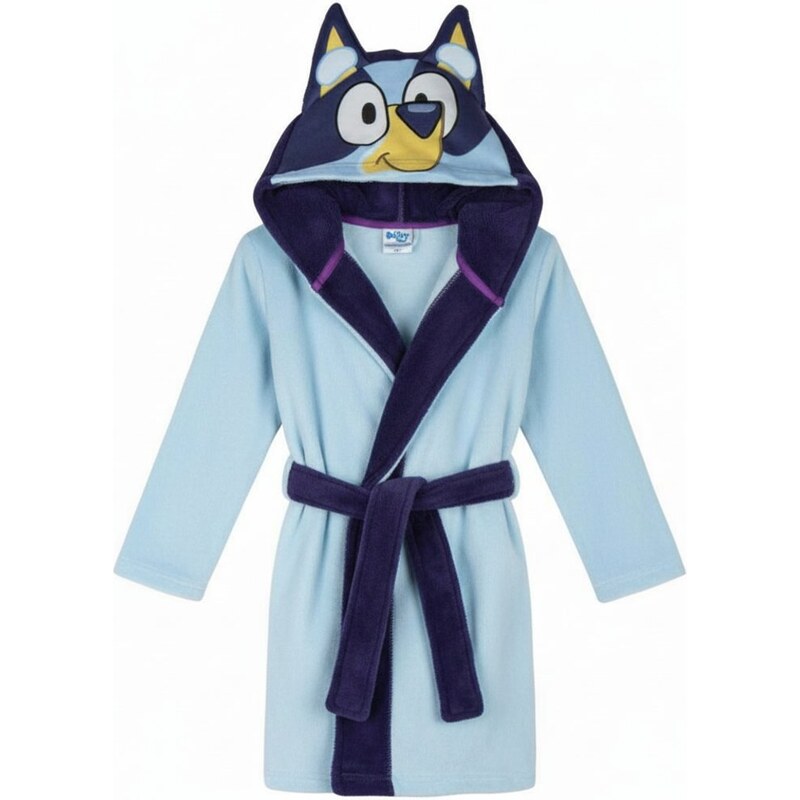 CERDÁ Detský coral fleece župan Bluey s kapucňou a uškami 66644900