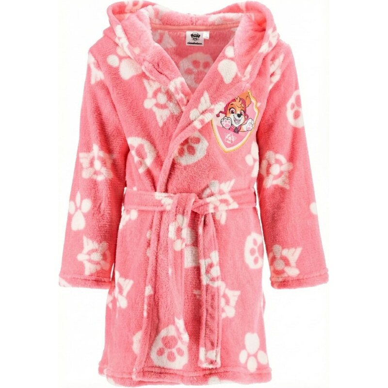 SunCity Dievčenský fleece župan s kapucňou Paw Patrol - Skye 66805787
