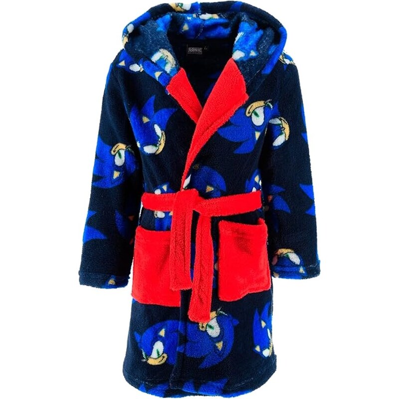 SunCity Chlapčenský župan s kapucňou Ježko Sonic 66923159