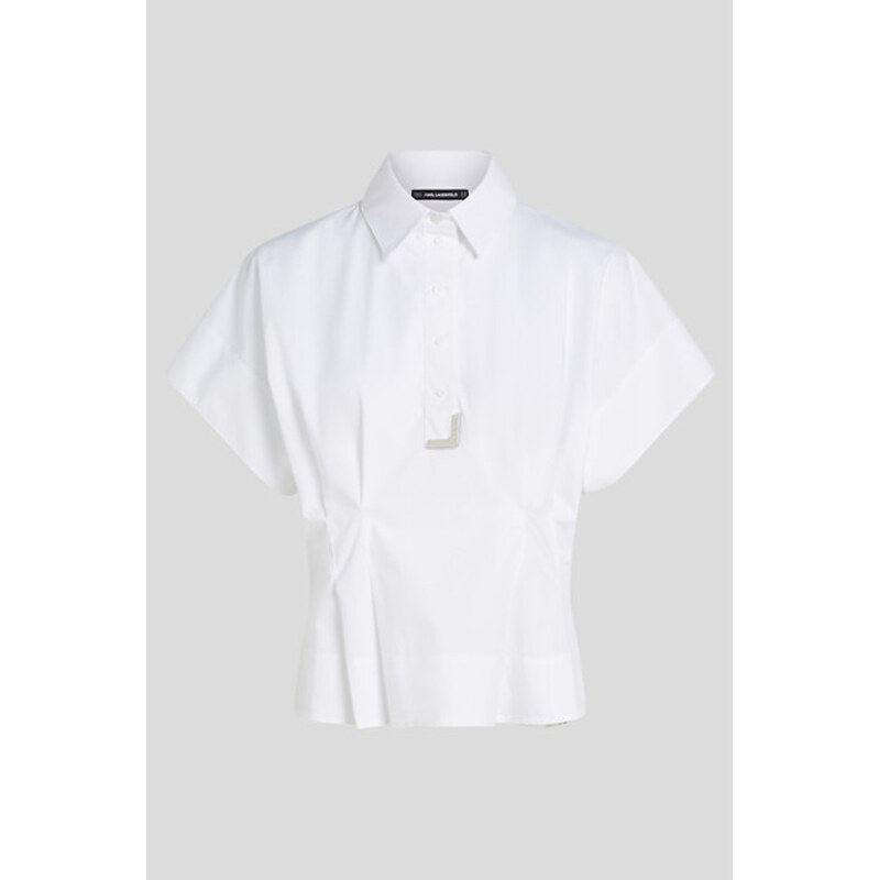 KOŠEĽA KARL LAGERFELD METAL DETAIL POPLIN SHIRT 67124898