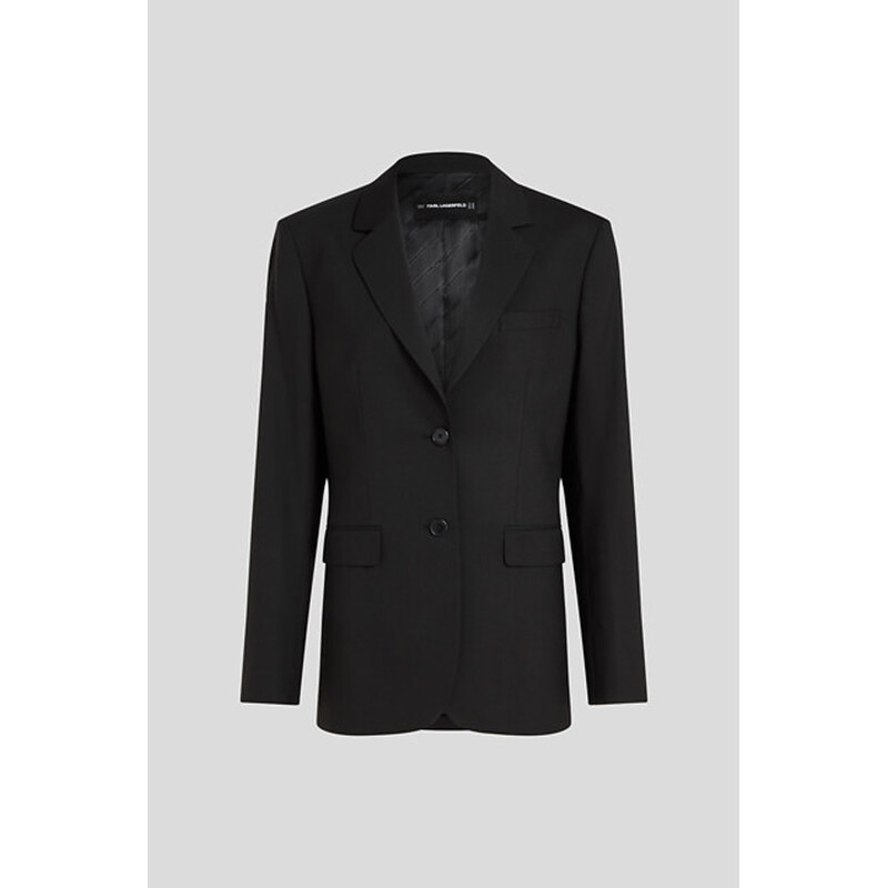 SAKO KARL LAGERFELD LOGO TAPE RELAXED BLAZER 67124914