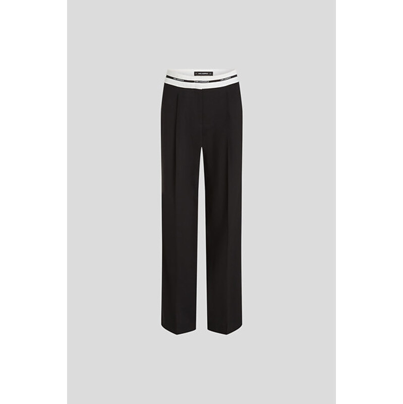 NOHAVICE KARL LAGERFELD BW ESSENTIAL SUIT PANTS 67124890