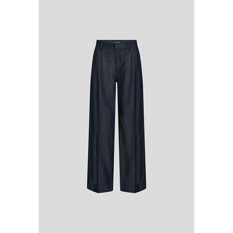 NOHAVICE KARL LAGERFELD FLUID DENIM WIDE LEG PANTS 67124896