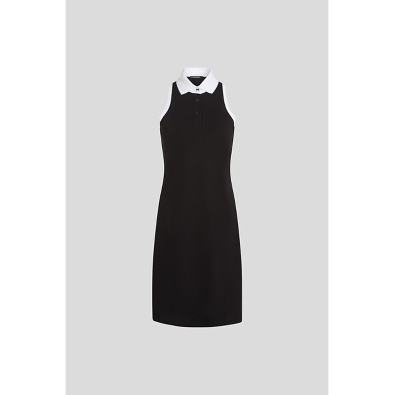 ŠATY KARL LAGERFELD IKON PIQUE POLO DRESS 67124911