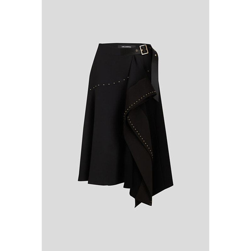 SUKŇA KARL LAGERFELD MINI STUD DETAIL FLUID SKIRT 67124904