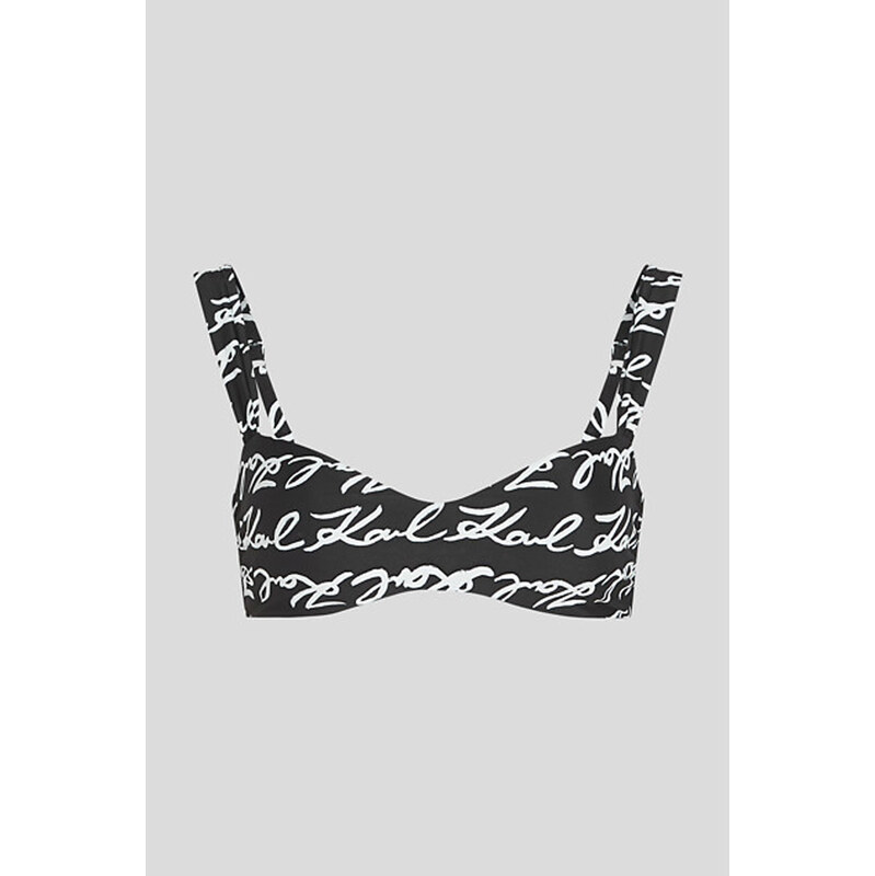 PLAVKY KARL LAGERFELD KARL SIGNATURE AOP BIKINI TOP 67124935