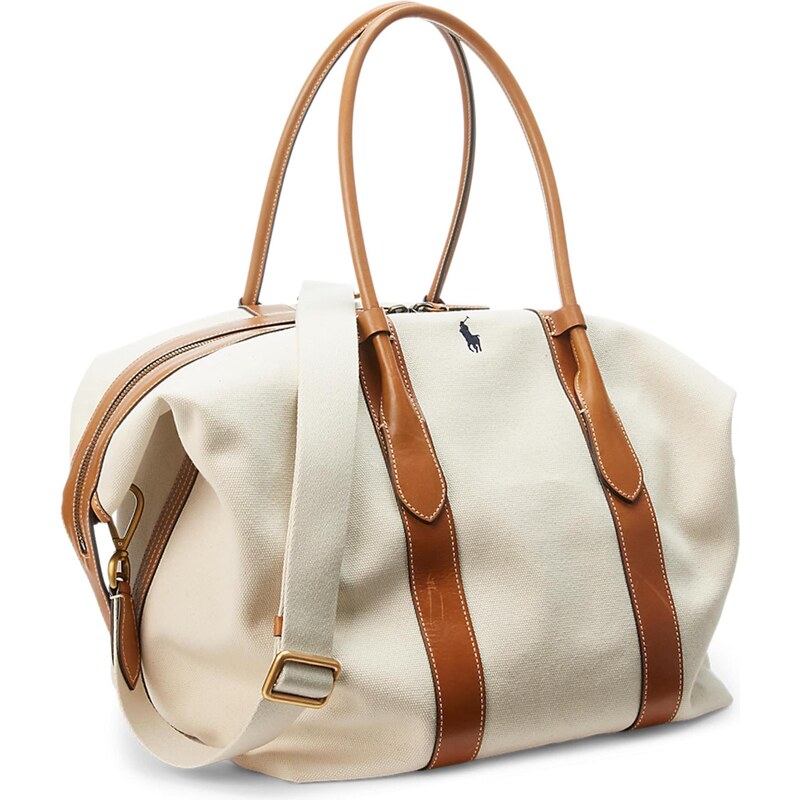 Polo Ralph Lauren Víkendová taška krémová / karamelová 62759279