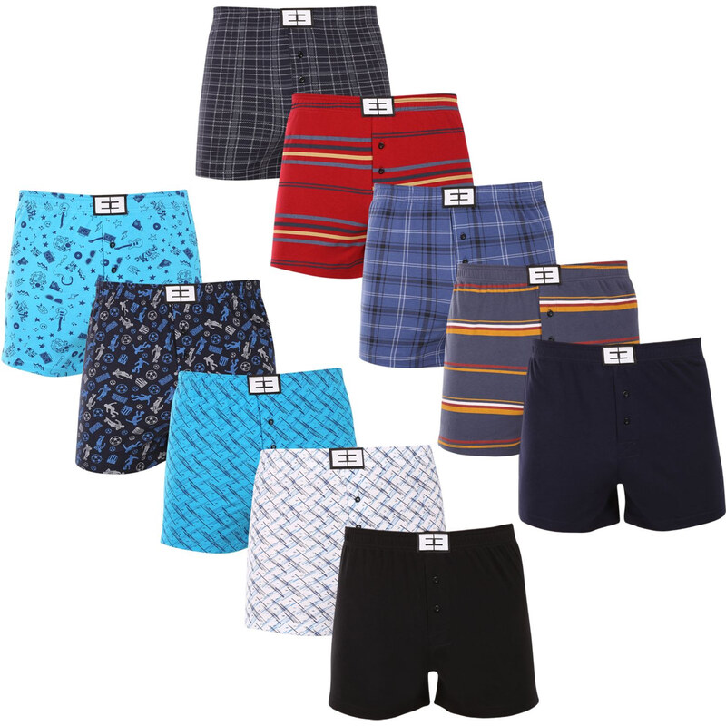 10PACK pánske trenky Nedeto viacfarebné (10NTV01) 3 67129950