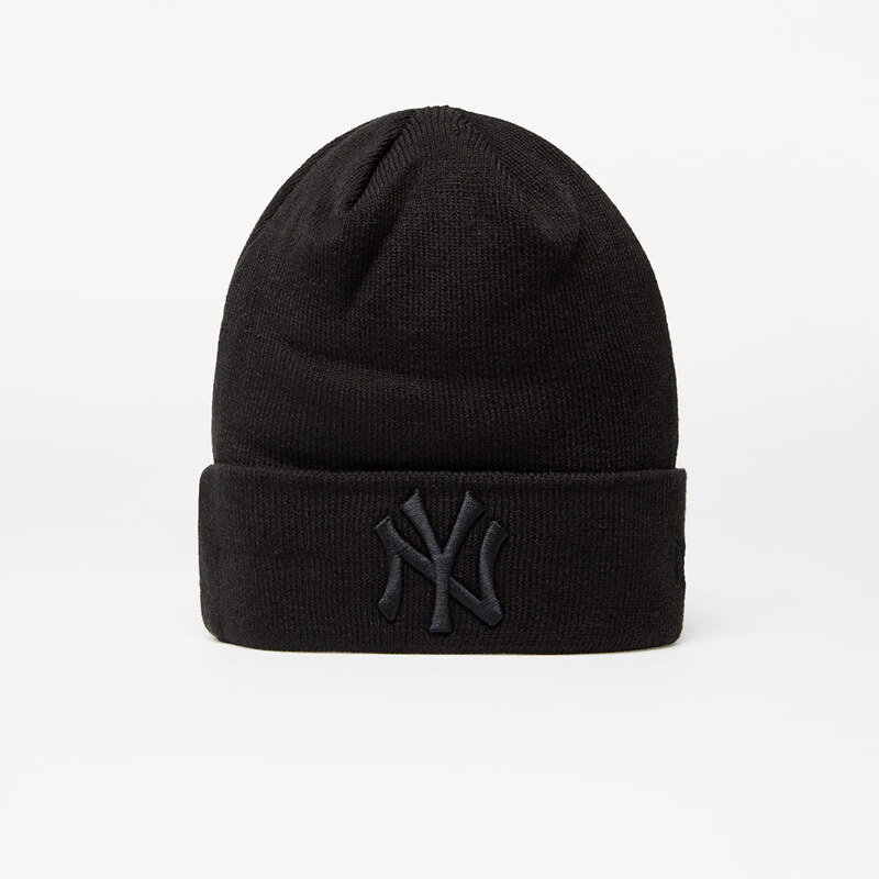 Čiapka New Era MLB Essential Cuff Knit Beanie NY černý Universal 67130485