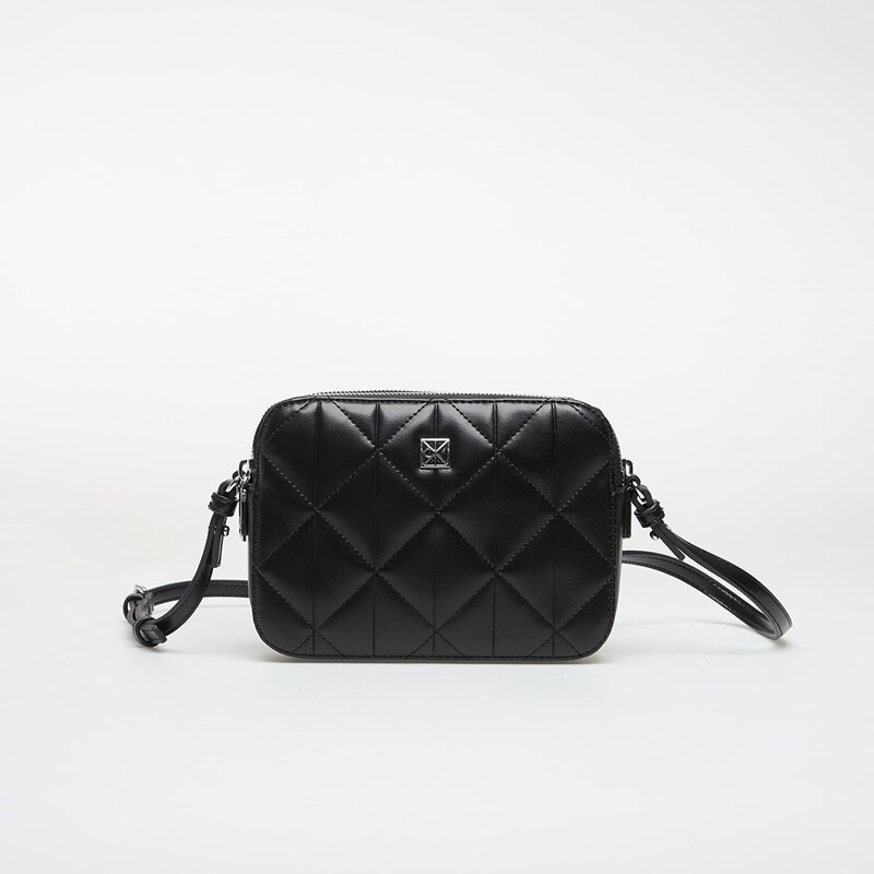 Calvin Klein Quilted Double Zip Camera Bag Black Universal 67130482