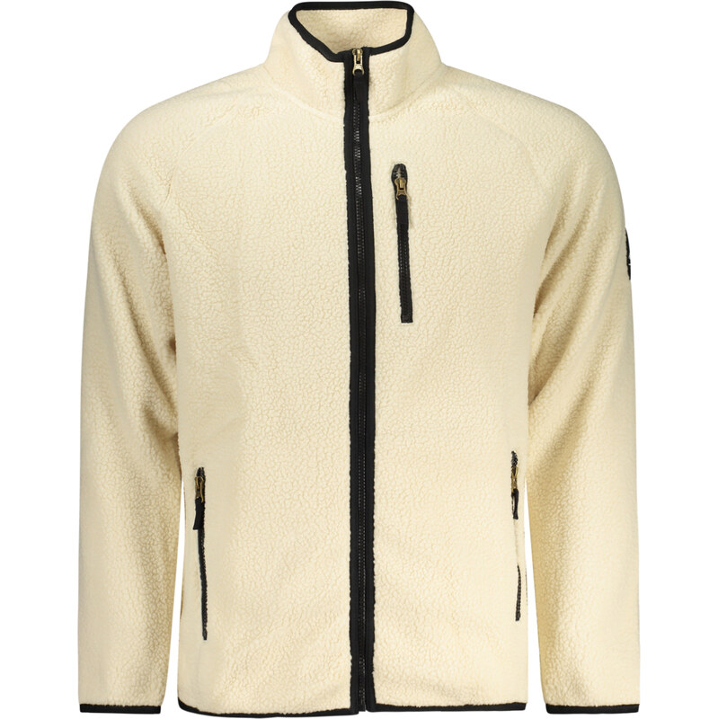 Športová Pánska Mikina so zipsom U.S. GRAND Biela 68244012