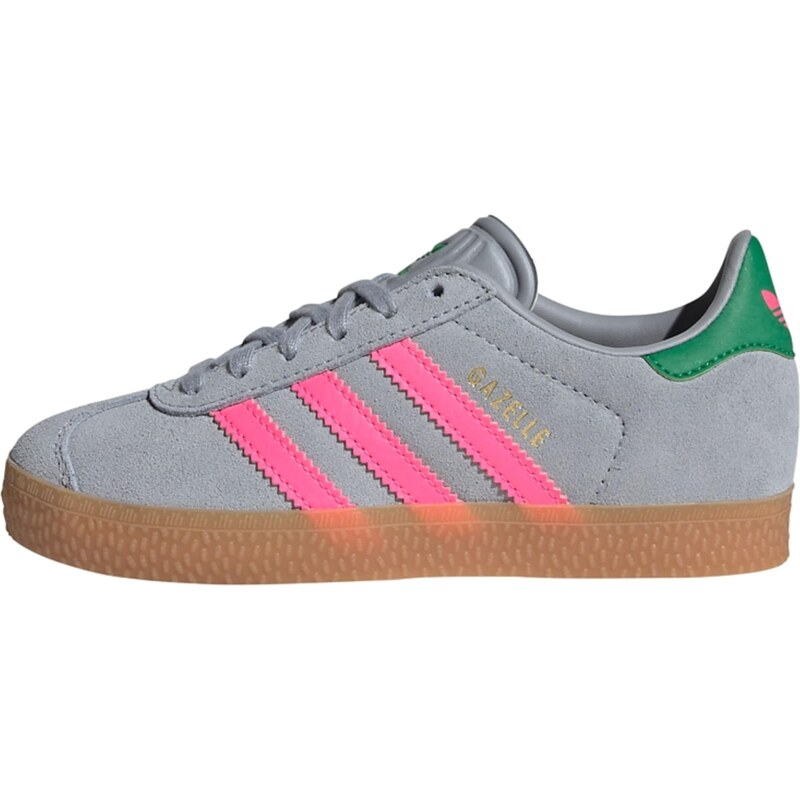ADIDAS ORIGINALS Tenisky Gazelle striebornosivá / tmavozelená / 67137298