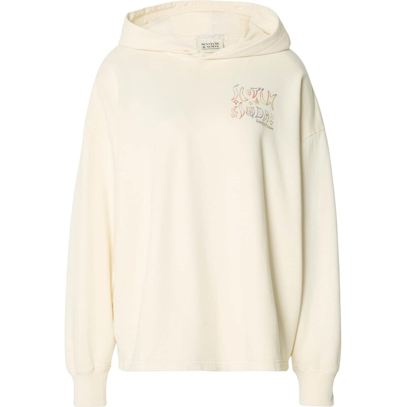 SCOTCH & SODA Mikina zelená / fialová / svetločervená / šedobiela 67137307