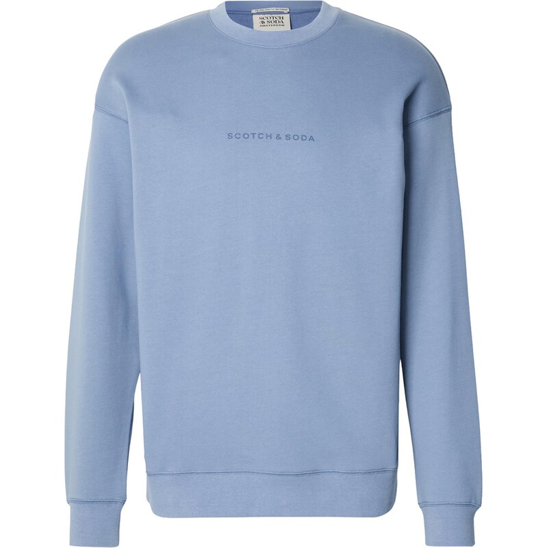 SCOTCH & SODA Mikina Seasonal Core námornícka modrá / svetlomodrá 67137310