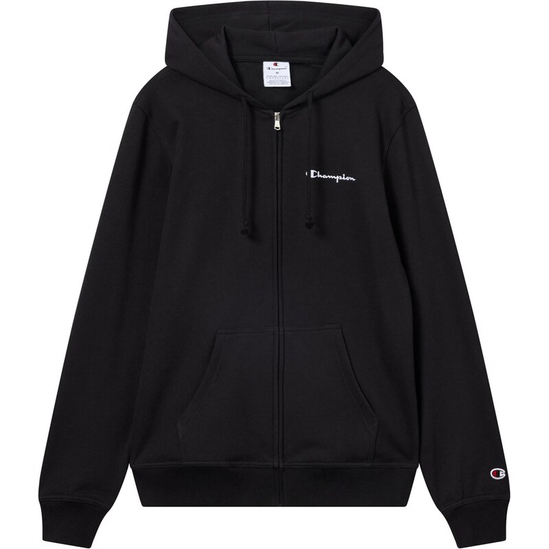 Champion Authentic Athletic Apparel Tepláková bunda čierna / biela 67137457