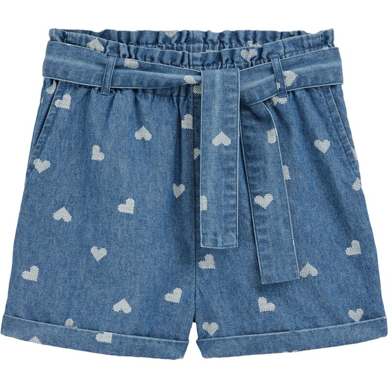 WE Fashion Nohavice modrá denim / biela 67137466