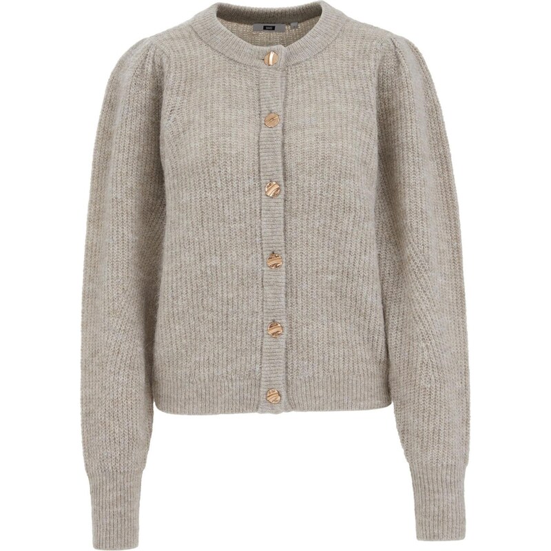 WE Fashion Kardigán béžová melírovaná 67137485