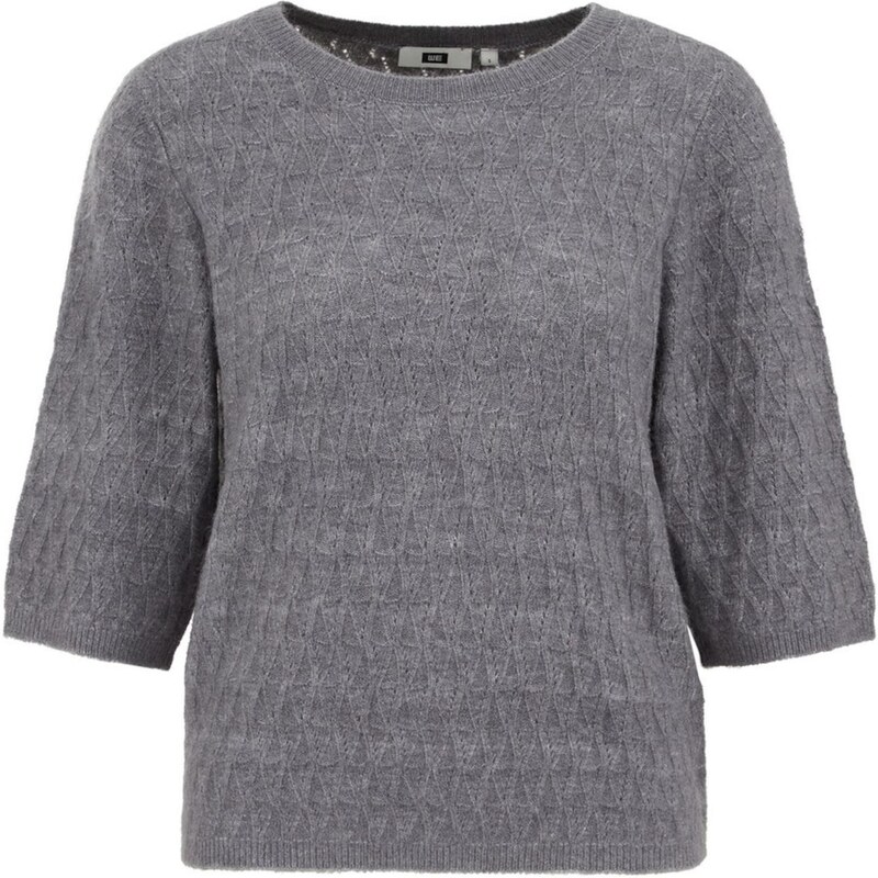 WE Fashion Sveter sivá melírovaná 67137497